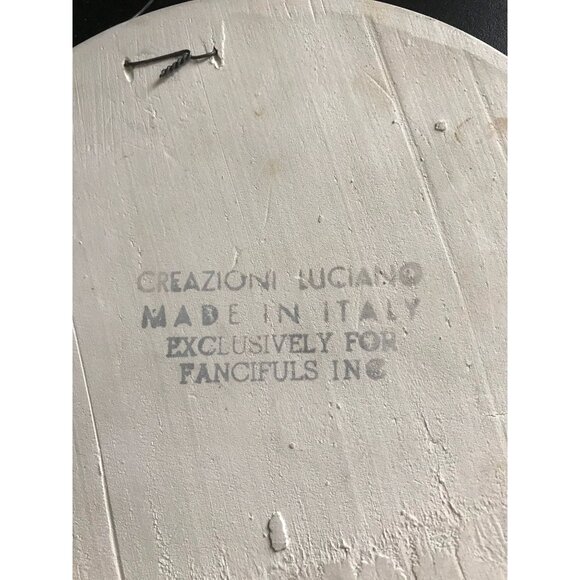 Vtg Creazioni Luciano Made In Italy Ceramic Tile Colorful Handmade Little Boy - Picture 7 of 10